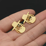 Jewish Priest Portrait Cufflinks Classic Religion Amulet Jewelry