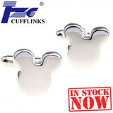 Rabbit Ear Cufflink Cuff Link 2 Pairs