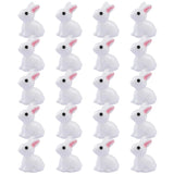 Rabbit Figurines Resin Bunny Microlandscape Decor Animal Figures Ornament