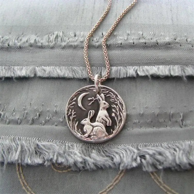 Rabbit Hares Pendant Necklaces Wedding Engagement Party Jewelry