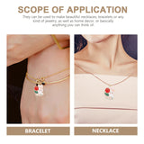 Rabbit Key Charms Bunny Year Chains Pendant Keychain Bracelet Kit