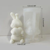 Rabbit Silicone Candle Mold for Candle Making