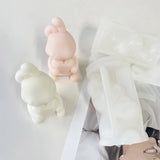 Rabbit Silicone Candle Mold for Candle Making