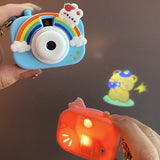 Rabbit Strawberry Rainbow Camera Keychain Girls Accessories