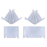 Resin Mold Silicone Storage Shelf Epoxy Casting Mould Display Stand Tray