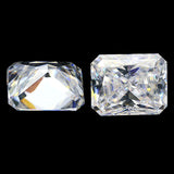 Radiant Cut Moissanite Loose Single Stones 0.2ct - 13ct D VVS1 Lab Gems