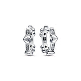 925 Silver Radiant Heart Necklace Floating Stone Pendant