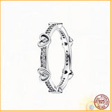 Radiant Heart Pav? Signet Ring 925 Sterling Silver Women's Anniversary Jewelry