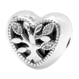 Radiant Heart Spider Moon & Star Mouse Clasp 925 Silver Bracelet