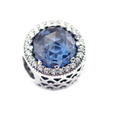 Radiant Hearts Moonlight Charm Silver Beads For Jewelry Making