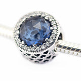 Radiant Hearts Moonlight Charm Silver Beads For Jewelry Making