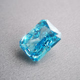 Radiant Hot Cut Aquamarine CZ Stone Beads for Jewelry Making DIY
