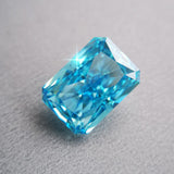 Radiant Hot Cut Aquamarine CZ Stone Beads for Jewelry Making DIY