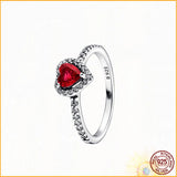 Radiant Sun Moon Heart Pav Signet Ring 925 Sterling Silver