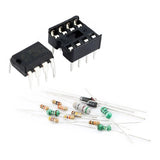 40M Shortwave Transceiver Kit 7.023-7.026MHz QRP DIY Buzzer Receiver Transmitter
