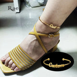Stainless Steel Beads Anklet for Women Girls Lucky Minimalism Jewelry