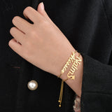 Personalis Baby Name Bracelets Stainless Steel for Women Child