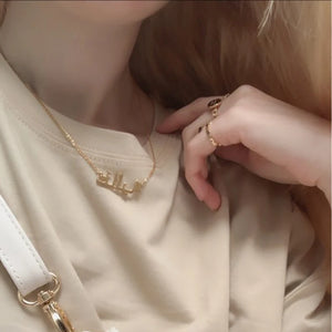 Arabic Name Necklace Personalized Stainless Steel Chocker