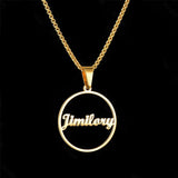 Raexrage Butterfly Nameplate Necklace Love Choker Chain