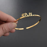 Personalized Nameplate Bracelets Stainless Steel 3mm/6mm