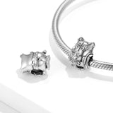 Rage Owl Beaded Bracelet Necklace 925 Sterling Silver DIY Accessories