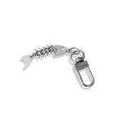 Rai Fishbone Keychain Bag Pendant Creative Gift Cartoon Car Keyholder
