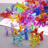 Acrylic Dog Beads Mix 35X40MM DIY Loose Bag Pendant Key Ring