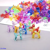Acrylic Dog Beads Mix 35X40MM DIY Loose Bag Pendant Key Ring