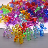 Acrylic Dog Beads Mix 35X40MM DIY Loose Bag Pendant Key Ring