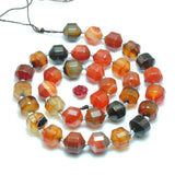 Rainbow Agate Faceted Double Terminated Point Loose Beads