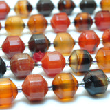 Rainbow Agate Faceted Double Terminated Point Loose Beads
