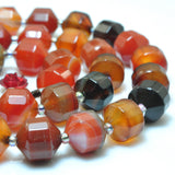Rainbow Agate Faceted Double Terminated Point Loose Beads