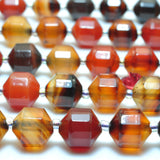 Rainbow Agate Faceted Double Terminated Point Loose Beads