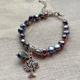 Rainbow Baroque Pearl Bracelets Women Natural Freshwater Pearl Bracelets