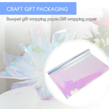 Rainbow Cello Flower Wrapping Paper Cake Cookie Packaging Craft