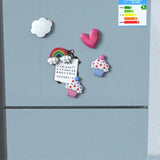 Rainbow Cloud Heart Pastry Fridge Magnet Silicone Mould
