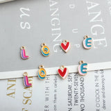 Rainbow LOVE Letters Charms 160pcs/lot Earring Necklace Bracelets