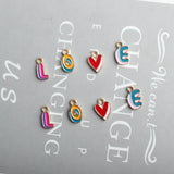 Rainbow LOVE Letters Charms 160pcs/lot Earring Necklace Bracelets