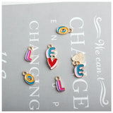 Rainbow LOVE Letters Charms 160pcs/lot Earring Necklace Bracelets