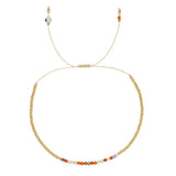 Rainbow Crystal Friendship Beaded Bracelet for Women - Summer Jewelry