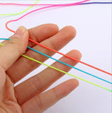 Rainbow Elastic Rope Cord +100M DIY Jewelry Bracelet Making Garment Sewing