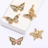 Rainbow Enamel Pendant for Necklace Heart Charms Diy Jewelry Making