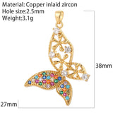 Rainbow Enamel Pendant for Necklace Heart Charms Diy Jewelry Making