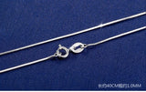 925 Silver Snake Chain Necklace for Pendants