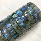Rainbow Labradorite Stone Bracelet Gemstone Bangle