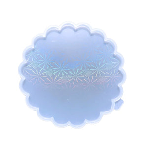 Rainbow Light Effect Silicone Coaster Mold Cup Mat Resin Molds