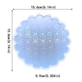 Rainbow Light Effect Silicone Coaster Mold Cup Mat Resin Molds