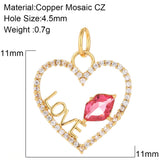 Celestial Love Letter Feather Moon Charm