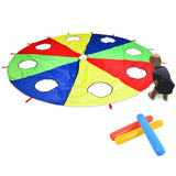 Rainbow Parachute 6 Feet with Air Sticks