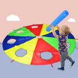 Rainbow Parachute 6 Feet with Air Sticks